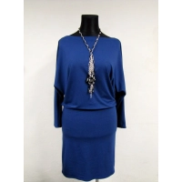 Sukienka Belinda - kimono niebieski melanż